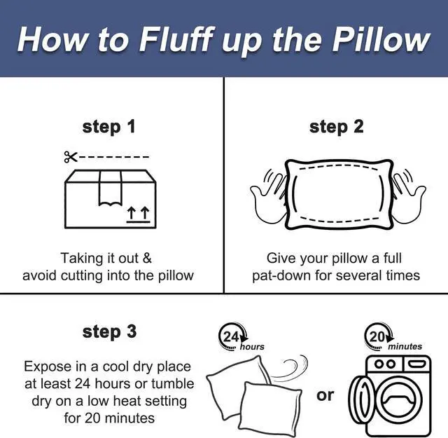 Alt view image 5 of 7 - Pillows Standard Size Set of 4 Hotel Collection Bed Pillow for Sleeping Pillows 4 Pack for Back Stomach or Side Sleepers Soft and Supportive Washable Pillow for Bedroom
