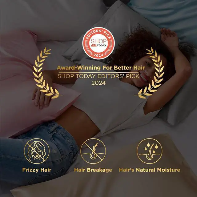 Alt view image 2 of 7 - Satin Pillowcase Similar to Silk Pillow Cases Queen Size Set of 2 Cooling Pillow Case for Hot Sleepers with Envelope Closure Gifts for Women Men Silver Grey 20x30 Inches 2pcs