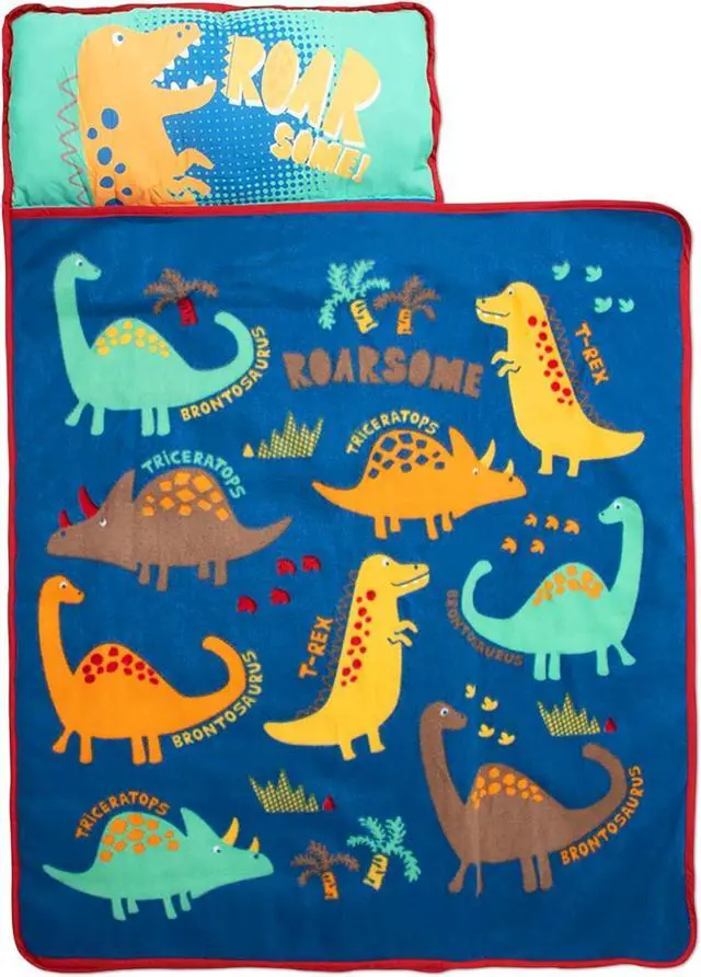 Main image of Kids Nap Mat Set  Includes Pillow and Fleece Blanket