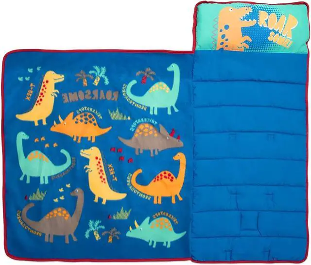 Alt view image 4 of 7 - Kids Nap Mat Set  Includes Pillow and Fleece Blanket