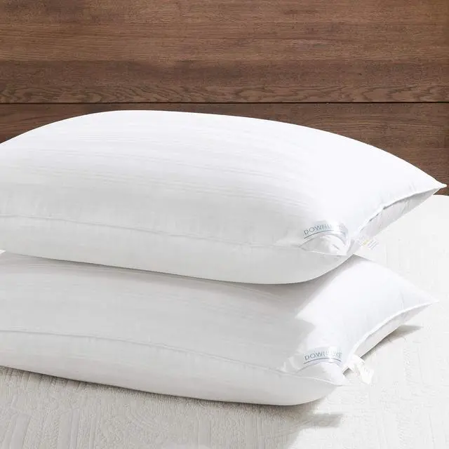 Main image of Down Alternative Pillows Standard Size Set of 2 - Hotel Collection Soft Bed Pillows for Sleeping Perfect for Side Back and Stomach Sleepers 20 X 26