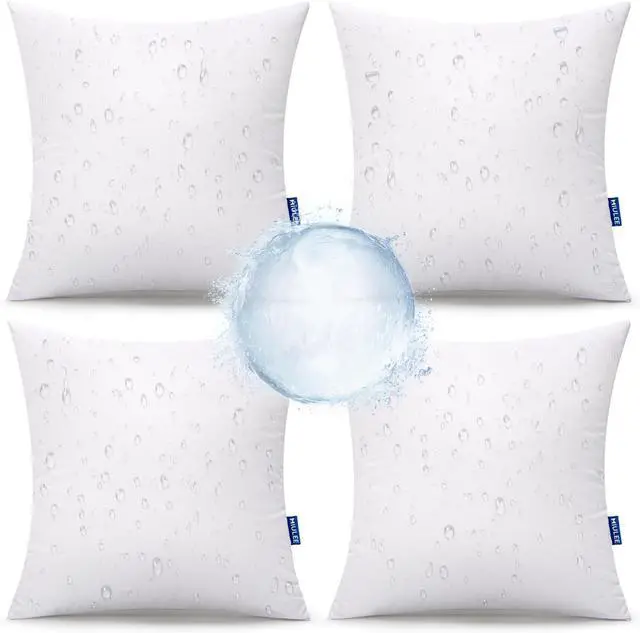 Main image of 20x20 Outdoor Pillows Set of 4 Throw Pillows Waterproof Soft Support Throw Inserts Decorative Water Resistant for Patio Furniture and Garden