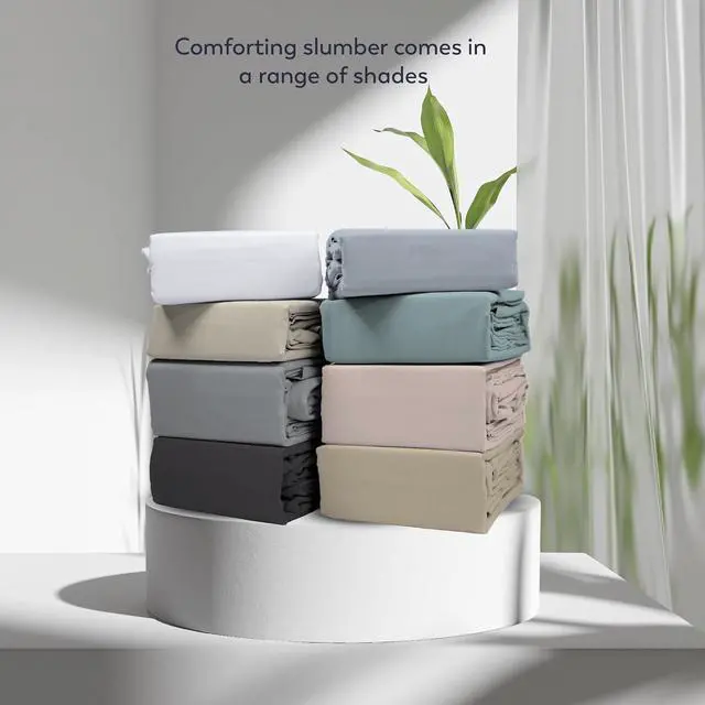 Alt view image 6 of 7 - 100% Cotton Pillowcases Standard Queen/Standard Pillow Cases Percale Cooling Pillow Cover Cool & Breathable Soft Finish Pillow Cases Standard Size - Arctic White