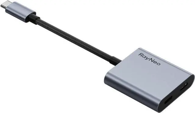Main image of USB-C to Glasses Charging Adapter Charge and Play Compatible with Switch 2 ROG Ally PS4/5 Xbox Mac mini Laptop Support 100W PD Charging and 4K@60 Hz Compatible