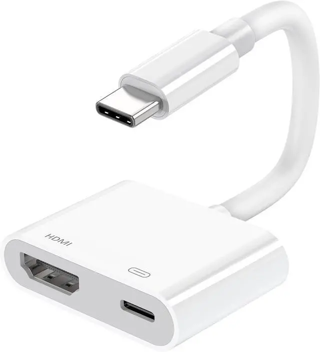 Main image of [MFi Certified] USB C to HDMI Adapter for iPhone 16 15 to TV USB-C Digital AV Adapter 4K Sync Screen Connector Cable with Fast Charging Plug & Play for iPhone 15/16 Pro/Max MacBook Pro/Air iPad Pro