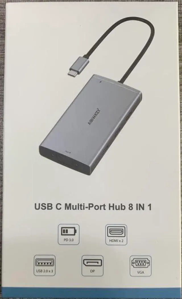 Alt view image 7 of 7 - USB C Docking Station Dual Monitor Adapter for  HP Laptop Docking Station 3 Monitors Quadruple Display USBC Hub Dongle to 4K HDMI DP VGA 3 USB2.0 100W PD USB-C Dock for  Surface