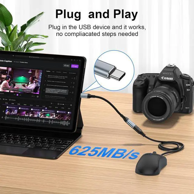 Alt view image 5 of 7 - USB C to USB Adapter - 5Gbps OTG Adapter USB3.0 for Android - USBA Female to USBC Male Adapter Dongle Type C OTG Cable Converter Support Camera Card Reader USB Flash Drive External/MIDI Keyboard