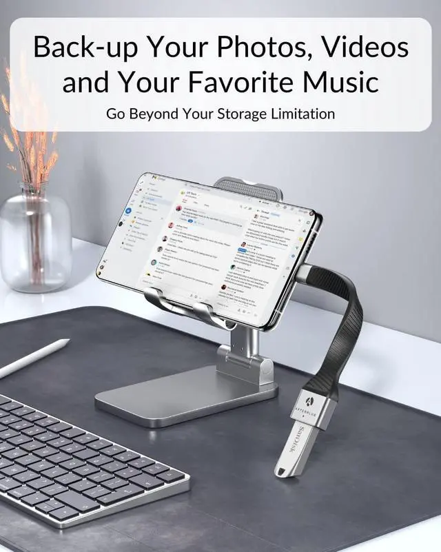 Alt view image 5 of 7 - Short USB-C to USB-A OTG Adapter Cable 5 inch 10Gbps USB-C to USB-A Female Thunderbolt 3/4/5 & USB4 Compatible for MacBook iPad iPhone 15/16