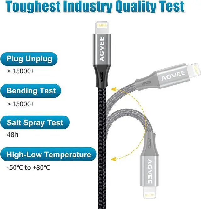 Alt view image 6 of 7 - 4 inch Lightning to USB Female Camera Adapter OTG Cable for iPhone iPad to Connect Card Reader USB Flash Drive MIDI Keyboard Mouse Hubs Plug & Play Dark Gray