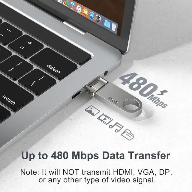 Alt view image 6 of 7 - USB to USB C Adapter for CarPlay 3Pack USBC Car Charger Type C Female to A Male Converter for  iPhone 16 16e 15 14 Pro Max Plus  S25 A55 Not for iPad/Magsafe/HomePod