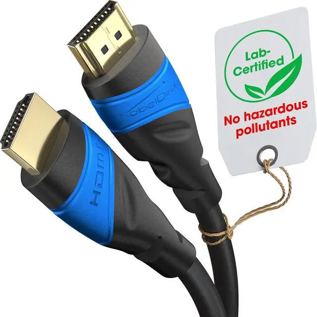 Main image of 8K / 4K HDMI Cable  0.5ft & More HDMI Cables (0.5ft75ft)  German-Engineered HDMI Cord  Supports 10K/8K@60Hz/4K@120Hz  HDMI Cable for HDTV PC PS5 Xbox Switch