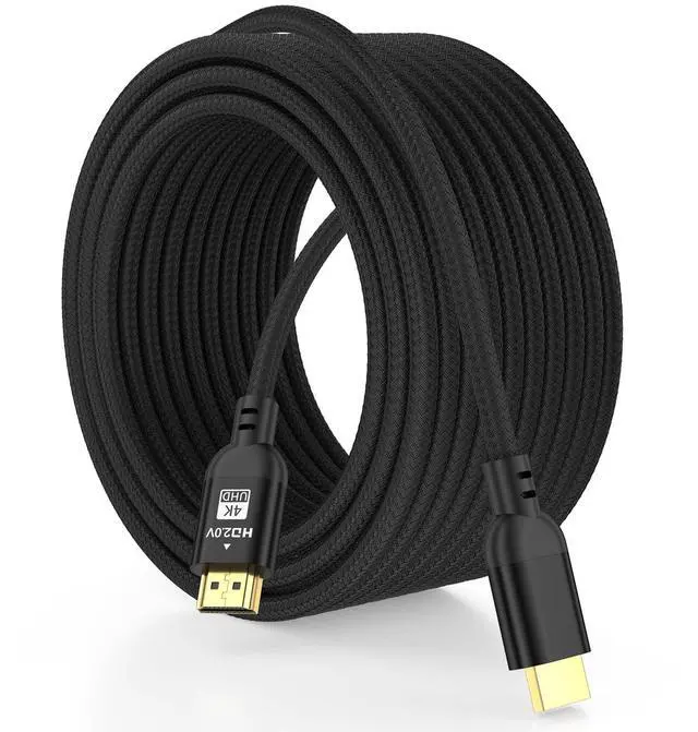 Main image of 4K HDMI Cable 40FT Ultra High Speed Braided HDMI 2.0 Cable Support 4K@60Hz 2K@120Hz HDR 3D ARC Ethernet Audio Video Return HDMI Cord for TV Monitor Laptop PC ect