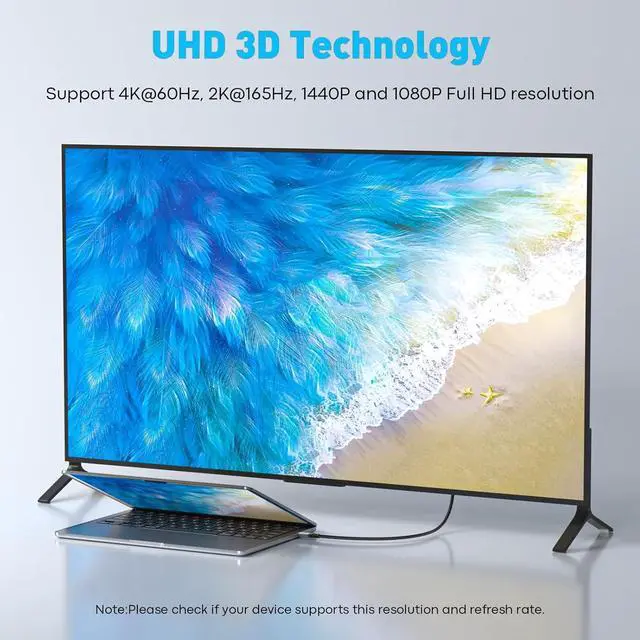 Alt view image 3 of 7 - Mini HDMI to HDMI Cable 6FT 4K 60Hz High-Speed Mini HDMI to HDMI 2.0 Braided Cord 18Gbps Compatible with Camera Camcorder Tablet and Graphics/Video Card Laptop Raspberry Pi Zero W
