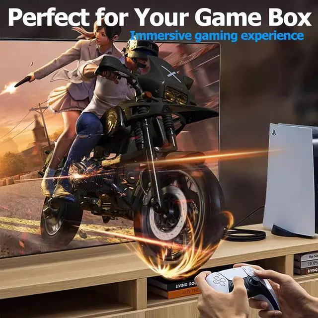 Alt view image 4 of 7 - HDMI Cable 4 FT 4-Pack 4K HDMI 2.0 Cable 4FT Shielded HDMI 2.0 CL3 Rated Cord for Smart Monitor with Streaming TV 4K 1080P@144Hz ARC & CL3 Rated | for Laptop Monitor PS5 PS4 Xbox Soundbar