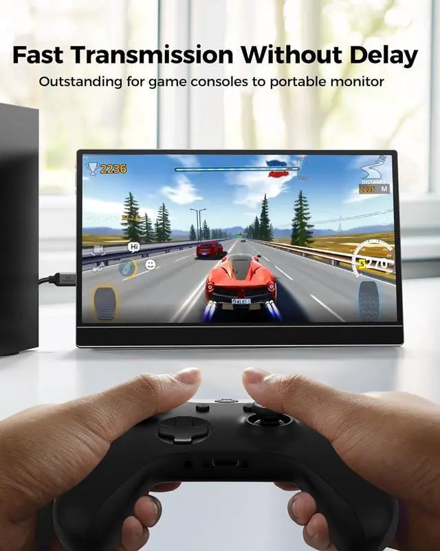 Alt view image 7 of 7 - 8K 4K Mini HDMI to HDMI Cable 6.6FT Mini HDMI 2.1 Cord [8K 60Hz 4K@240Hz 144Hz 120Hz Upgrade Braided] 48Gbps Compatible with Camera Camcorder Laptop Tablet Monitor Raspberry Pi Zero