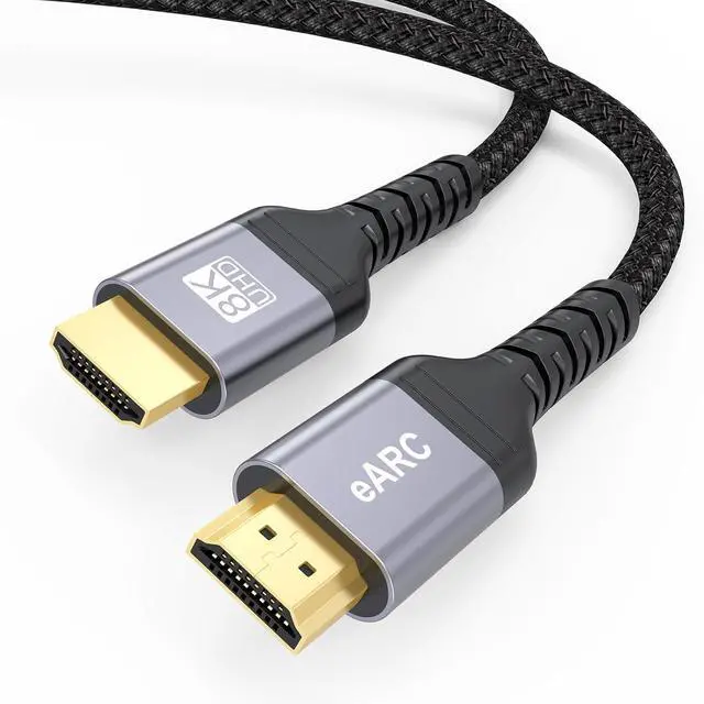 Main image of 8K HDMI ARC/eARC Cable for Soundbar to TV 3.3FT eARC HDMI Cable 2.1 48Gbps Ultra High Speed HDMI Cord Dolby Atmos 8K@60Hz 4K@120Hz HDR 3D HDCP2.3&2.3 for Vizio Sono   Sound bar