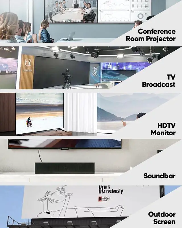 Alt view image 7 of 7 - 8K HDMI ARC/eARC Cable for Soundbar to TV 3.3FT eARC HDMI Cable 2.1 48Gbps Ultra High Speed HDMI Cord Dolby Atmos 8K@60Hz 4K@120Hz HDR 3D HDCP2.3&2.3 for Vizio Sono   Sound bar