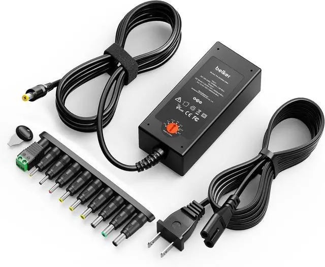 Alt view image 6 of 6 - 45W Universal 5V 6V 7.5V 9V 12V 13.5V 15V AC DC Adapter Power Supply for Household Eletronics LCD LED Strip Light Router HUB Speaker Smart Phone Tablet - Support Amps 0.5A 1A 2A 3A 3000mA Max.