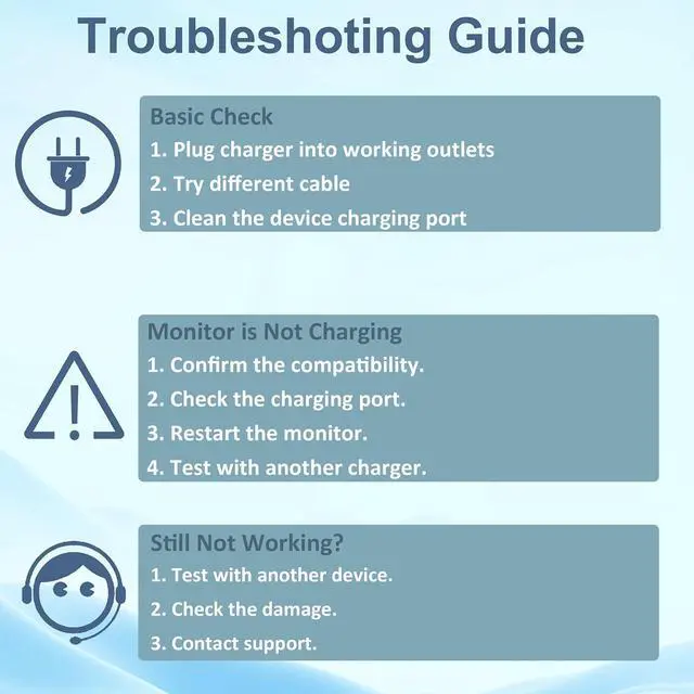 Alt view image 6 of 7 - DC 19V Power Cord TV Charger Compatible with LG Electronics 19 20 22 23 24 27 LED LCD Monitor Widescreen HDTV 24M47H-P 24MP55HQ  32 J5205 J5003 H5000 UN32J4000 UN32J4000AF