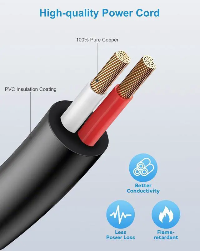 Alt view image 6 of 7 - 24V Power Supply 2.5A 60W AC Adapter 100-240V 50-60Hz 24 Volt Transformer Power Cord 2 Amp 1500mA 1A Converter 6.2FT with 14 Tips for LED Strip Light CCTV Camera DC Pump Router