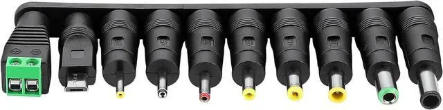 Alt view image 3 of 4 - 12V 1A Power Supply AC Adapter 12 Volt Charger Universal Power Adapter for DC in 12V Power Cord with 10 Interchangeable Jacks for 1000mA 900mA 800mA 600mA 500mA 400mA 300mA 100mA Electronic