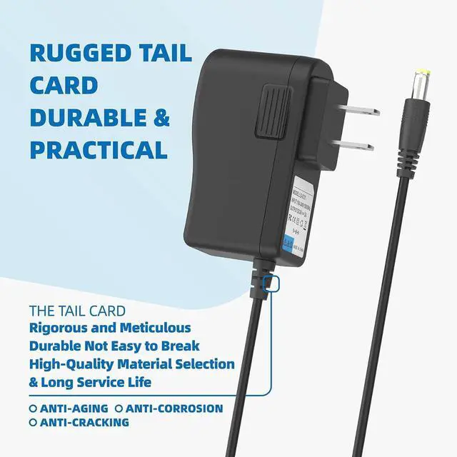 Alt view image 6 of 7 - 6V AC Power Adapter for iTouchle Automatic Sensor Trash Cans 2.5 to 23 Gallon 6.4Ft Long Power Cord Supply for iTouchle Trash Can Parts 13 Gallon Trash Can Ac Adapter Power Cord