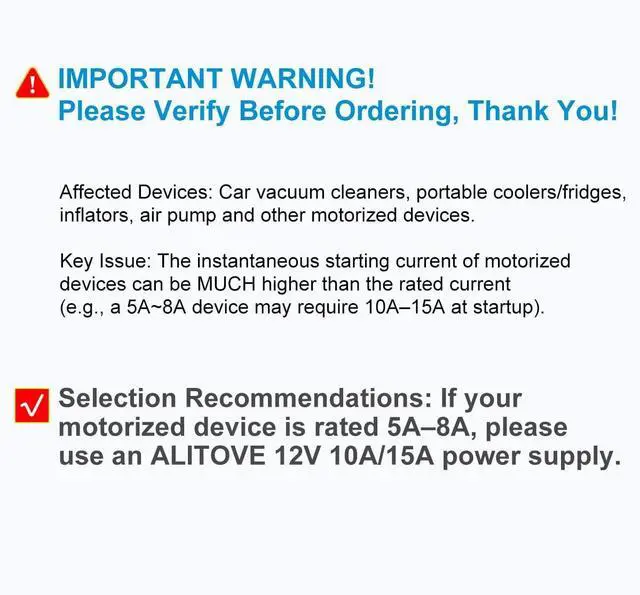 Alt view image 6 of 7 - AC to DC Converter 110V to 12V 8A 120V to 12V Power Supply Cigarette Lighter Adapter to Wall Plug AC to DC Adapter for Small Car Vacuum Air Pump Cooler Massager and Other Devices Under 96W
