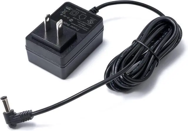 Alt view image 2 of 5 - 6.5ft 12V 2A Power Supply 2M Cable 90 Degree 12V 2A Wall Charger Adapter 100-240V Input AC DC Adapter for Led Light Strip Light Monotor CCTV Camera GPS Webcam Router 5.5x2.1mm