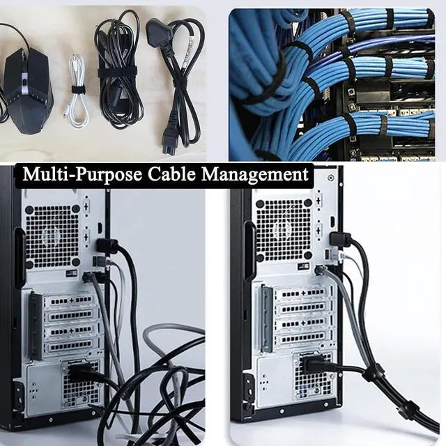 Alt view image 4 of 5 - 50pcs 4 Inch Cable Ties for Charging Cords Wire Ties Cord Ties Cable Straps Reusable Adjustable Heavy Duty Self-Locking Black