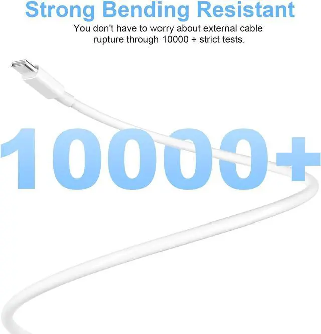 Alt view image 7 of 7 - 2Pack for  USB C to USB C Charging Cable 3ft 60W Type C to Type C Fast Charger Cord for iPhone 15/16 Pro/Plus/ProMax for MacBook Pro/Air for iPad Air 4/5 Mini 6/Pro12.9/11in