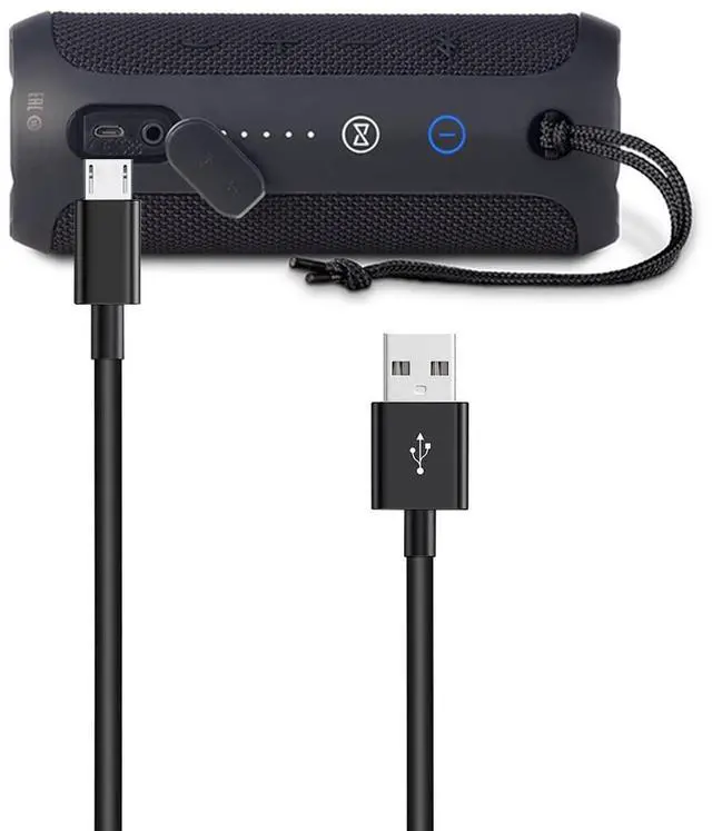 Alt view image 2 of 7 - 5Ft(60in) Micro USB Charger Cable for JBL Flip 4 Flip 3 Flip 2 JBL Charge 2+ Charge 3 JBL Pulse 2 Pulse 3 JBL Clip Clip Plus JBL Xtreme JBL Go 2 Bluetooth Speaker Power Adapter Charging Cord