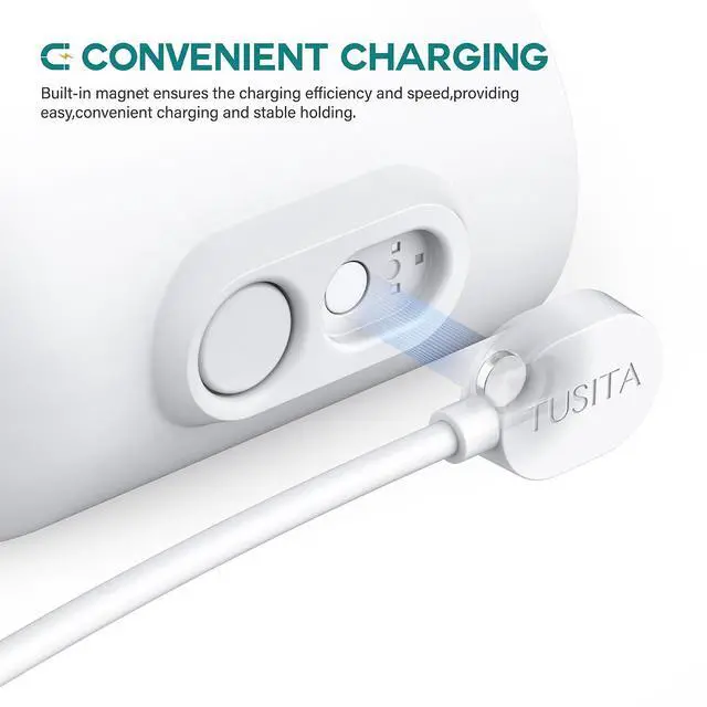 Alt view image 5 of 7 - 10-ft. Outdoor Magnetic Charging Cable Compatible with Arlo Ultra 1 2 Pro 3 4 5 2K - 3M White
