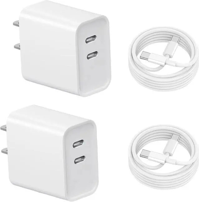 Main image of iPhone 16 15 Charger: Fast Charging - USB C Charger - i Phone 16 Charging with 2 Pack Cable for iPhone 16/16 Plus/16 Pro/16 Pro Max/iPhone 15/15 Pro Max/