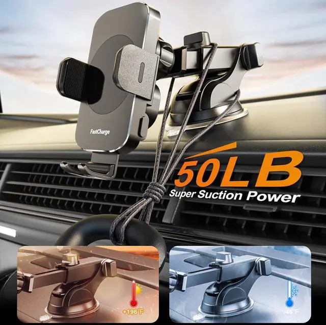 Alt view image 6 of 7 - Wireless Car Charger Fast Charging 15W Auto Clamping Car Charger Phone Holder Phone Mount for iPhone16 15 14 13 12 11 Pro Max Xs  Galaxy S24 Ultra S23 S22 S21 S20 S10+ Note 9 etc