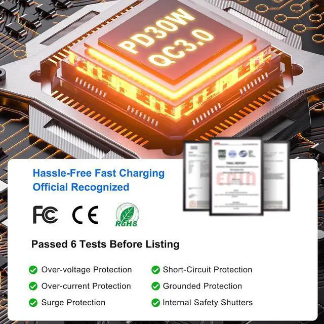 Alt view image 5 of 7 - Mini USB C Car Charger Bifurcated 4-Port Dual PD 30W & QC 18W Phone Car Charger Fast Charging Cigarette Lighter Adapter for iPhone 16 15 14 13 Pro Max iPad  S24 S23 S22 Pixel 9 8 Android