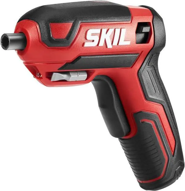 Alt view image 2 of 6 - SKIL Rechargeable 4V Cordless Screwdriver Includes 9pcs Bit 1pc Bit Holder USB Charging Cable - SD561801