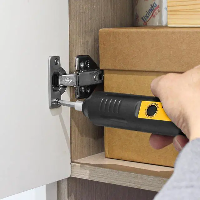 Alt view image 5 of 7 - Cordless Screwdriver Rechargeable  Compact Battery Operated Electric Screw Driver with Magnetic Bits Type-C Charging 12 Bits & Storage Box  Small Power Screwdriver for DIY & Repairs