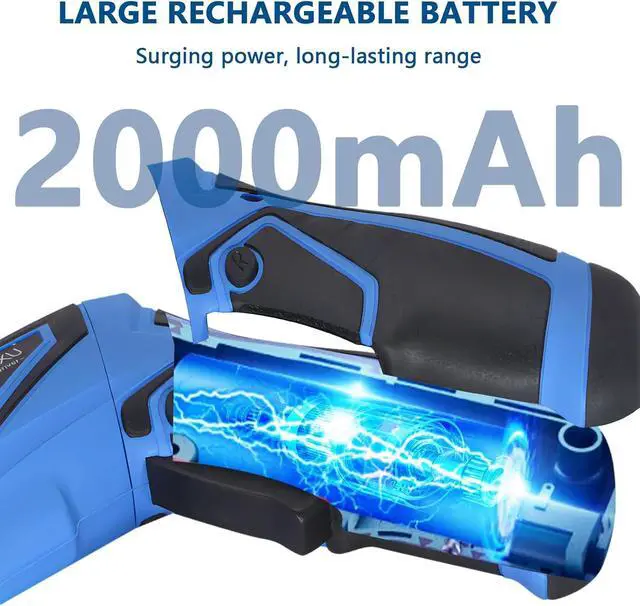 Alt view image 5 of 7 - 8V Cordless Screwdriver 6+1 Torque Max 10N·m Electric Power Screwdriver with 47 Accessories 180°Pivoting Handle 2000mAh Rechargeable Screw Gun&Bit Set with LED Light Flexible Shaft for Home Office