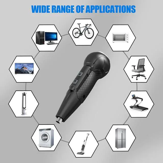 Alt view image 4 of 7 - 3.7V Cordless Electric Screwdriver Rechargeable portable Mini Rotary Home GadgetAutomatic Manual all in one with LED Light and USB- Type C Charging Cable Black