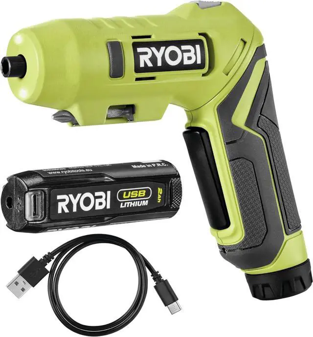 Main image of Ryobi RSDP4-120G 4V Cordless Pivoting Screwdriver (1 x 4V 2.0Ah)
