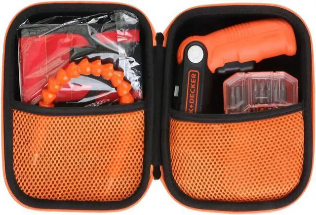 Alt view image 4 of 7 - Hard Carrying Case Replacement for BLACK+DECKER 4V MAX Cordless Screwdriver BDCSFL20C