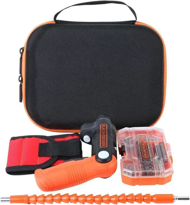 Alt view image 7 of 7 - Hard Carrying Case Replacement for BLACK+DECKER 4V MAX Cordless Screwdriver BDCSFL20C