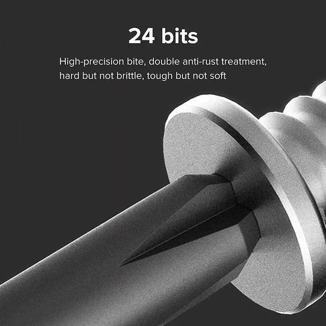 Alt view image 3 of 7 - Xiaomi Magnetic Driver Bit Set - 24 Piece Pocket Screwdriver Tool Kit for Electronics Repair