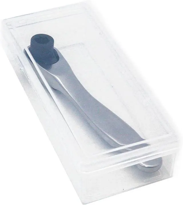 Alt view image 5 of 5 - Bent Handle Mini Ratchet Wrench - 72-Tooth Blind Hole Socket Tool for Hex Bits & Screwdriver Bits 40Cr Steel >72N.M Torque