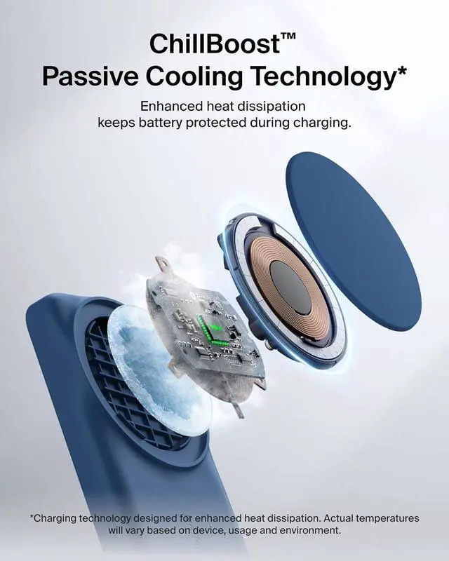 Alt view image 3 of 7 - MagSafe Charger Compatible 2-in-1 Charging Station Qi2.2 25W Magnetic Wireless Charger Dock Foldable Stand with 5W USB-C Port for iPhone 16/15/14 AirPods (45W Adapter Included)