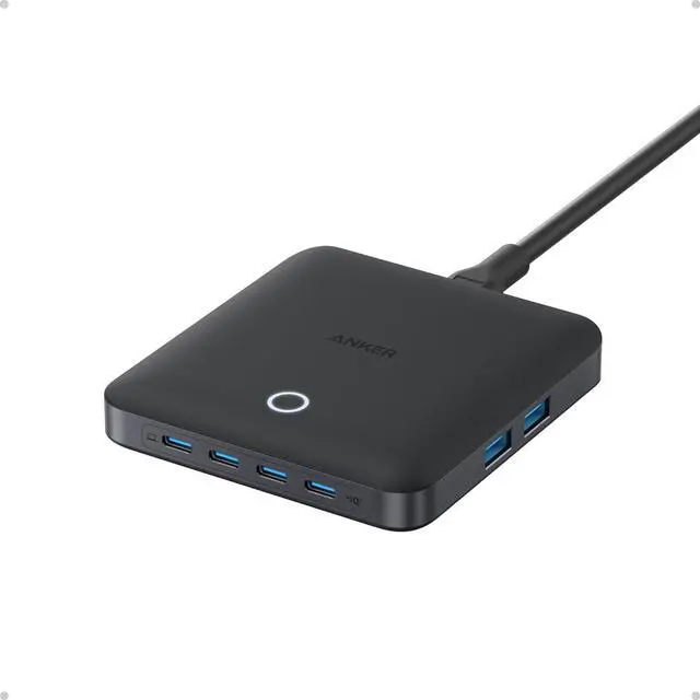 Main image of Nano Charging Station 130W Fast Charging 6-Port Slim USB C Charger with 4 USB C 2 USB A Ports Compact for iPhone 16 iPad MacBook Pixel Galaxy Home Office and Travel (Non-Battery)