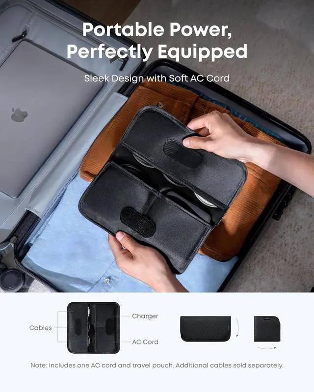 Alt view image 6 of 7 - Nano Charging Station 130W Fast Charging 6-Port Slim USB C Charger with 4 USB C 2 USB A Ports Compact for iPhone 16 iPad MacBook Pixel Galaxy Home Office and Travel (Non-Battery)