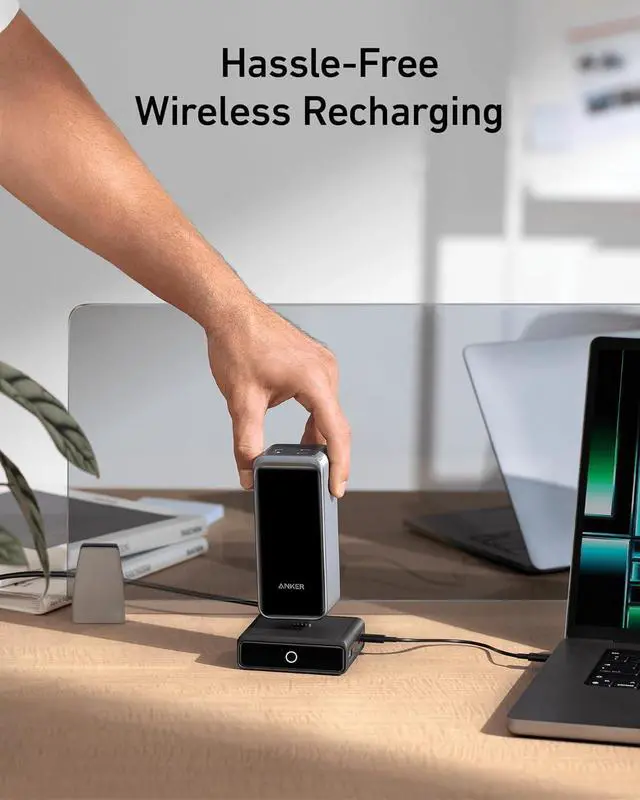 Alt view image 3 of 6 - Charging Base 100W Fast Charging with 4 Ports for Prime Power Bank Compatible with MacBook iPhone 15/15 Plus/15 Pro/15 Pro Max/14 Series  Pixel (Power Bank Not Included)