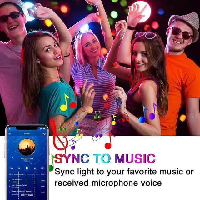 Alt view image 2 of 7 - Led Lights for Bedroom 130ft(2 Rolls of 65.6ft) Led Lighting with Remote&App Control Color Changing Led Lights for Room RGB Led Strip Lights Music Sync Home Decor 24V Power Supply