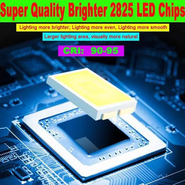 Alt view image 4 of 7 - LED Strip Lights SMD 2835 LED Strip DC12V 1200LEDs 16.4Ft 26000LM High Density LED Light Strips Waterproof IP65 3 Times Brightness Than SMD3528 LED Strip Orange